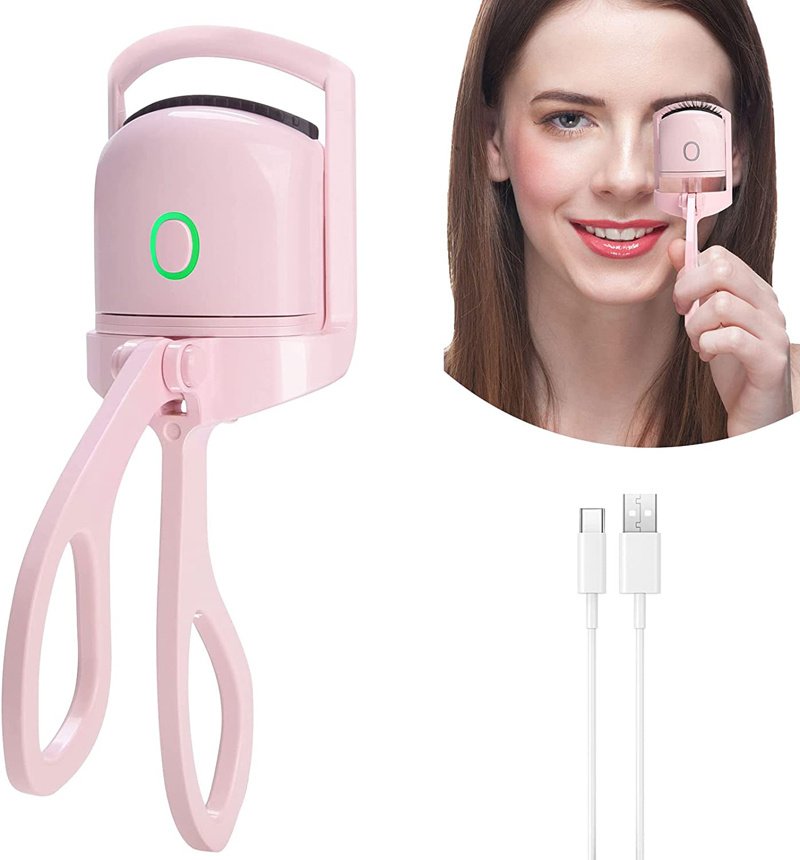 Portable Electric Heated Eyelash Curler – Rechargeable Thermal Lash Comb for Long-Lasting Curls, Handheld Heated Makeup Tool - Image 8