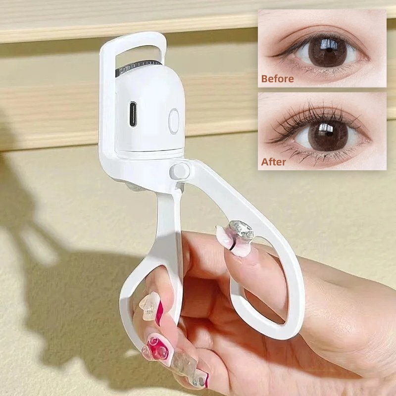 Portable Electric Heated Eyelash Curler – Rechargeable Thermal Lash Comb for Long-Lasting Curls, Handheld Heated Makeup Tool - Image 9