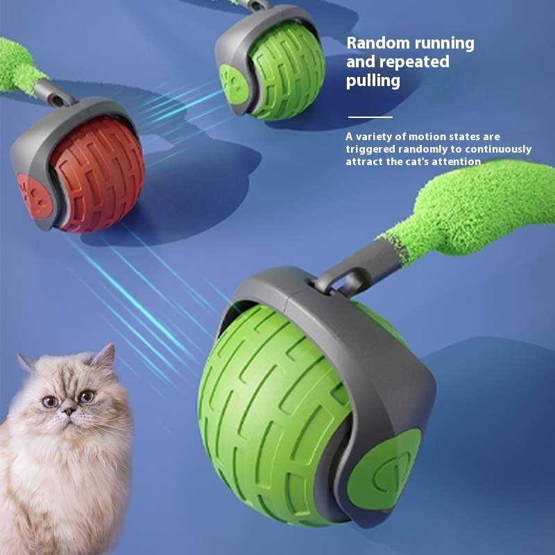 USB Rechargeable Interactive Rolling Ball – Smart Automatic Cat Toy for Kittens & Adult Cats - Image 7
