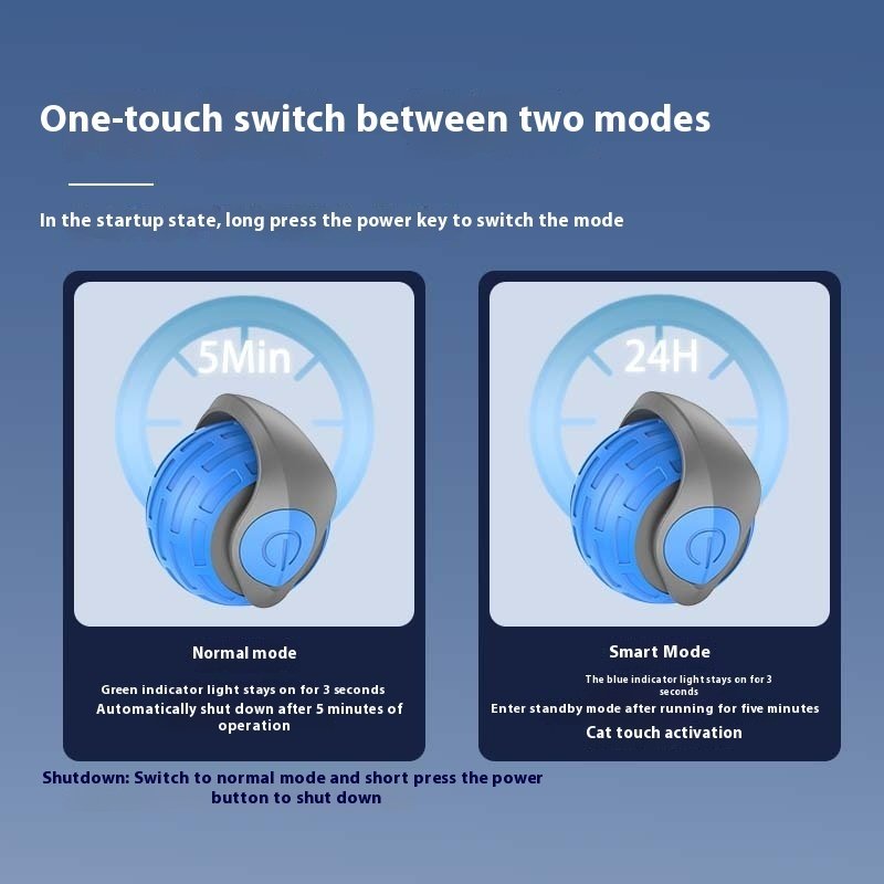 USB Rechargeable Interactive Rolling Ball – Smart Automatic Cat Toy for Kittens & Adult Cats - Image 5